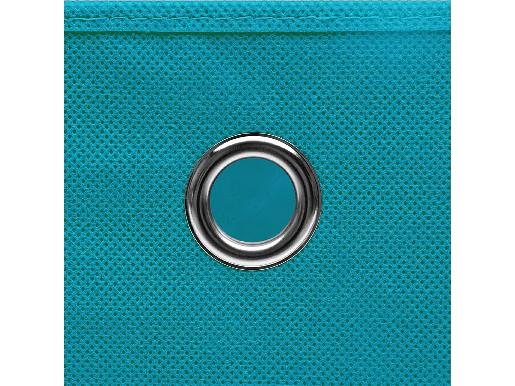 Boîtes de rangement avec couvercles 4 pcs 28x28x28cm Bleu azuré