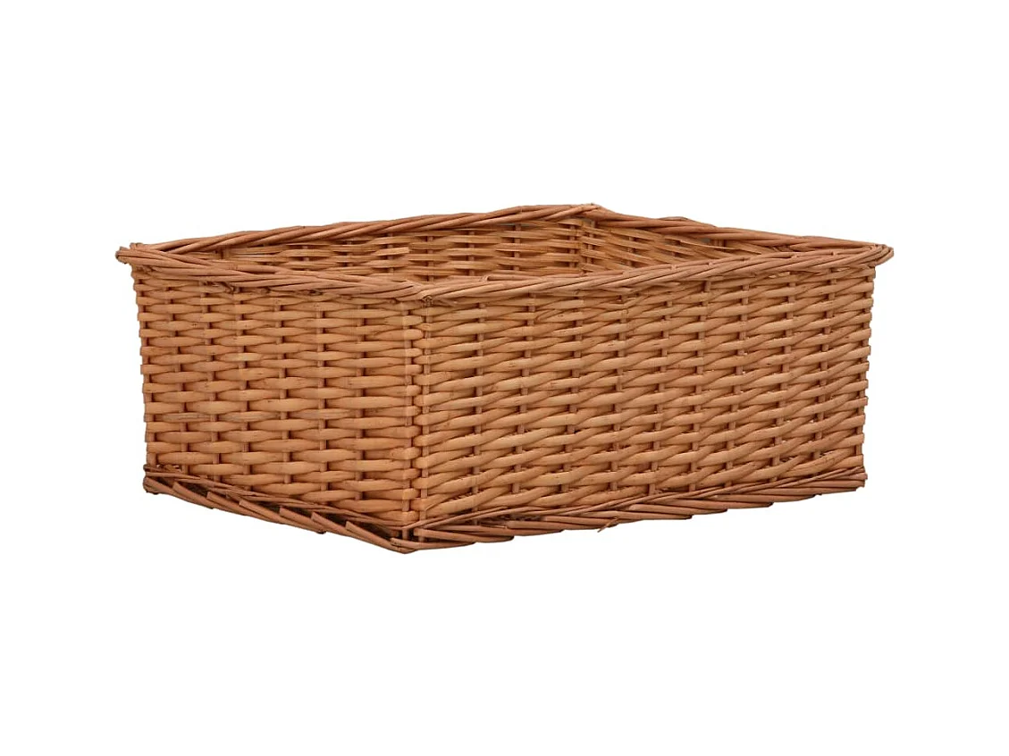 Ensemble de paniers gigognes 4 pcs Marron Saule