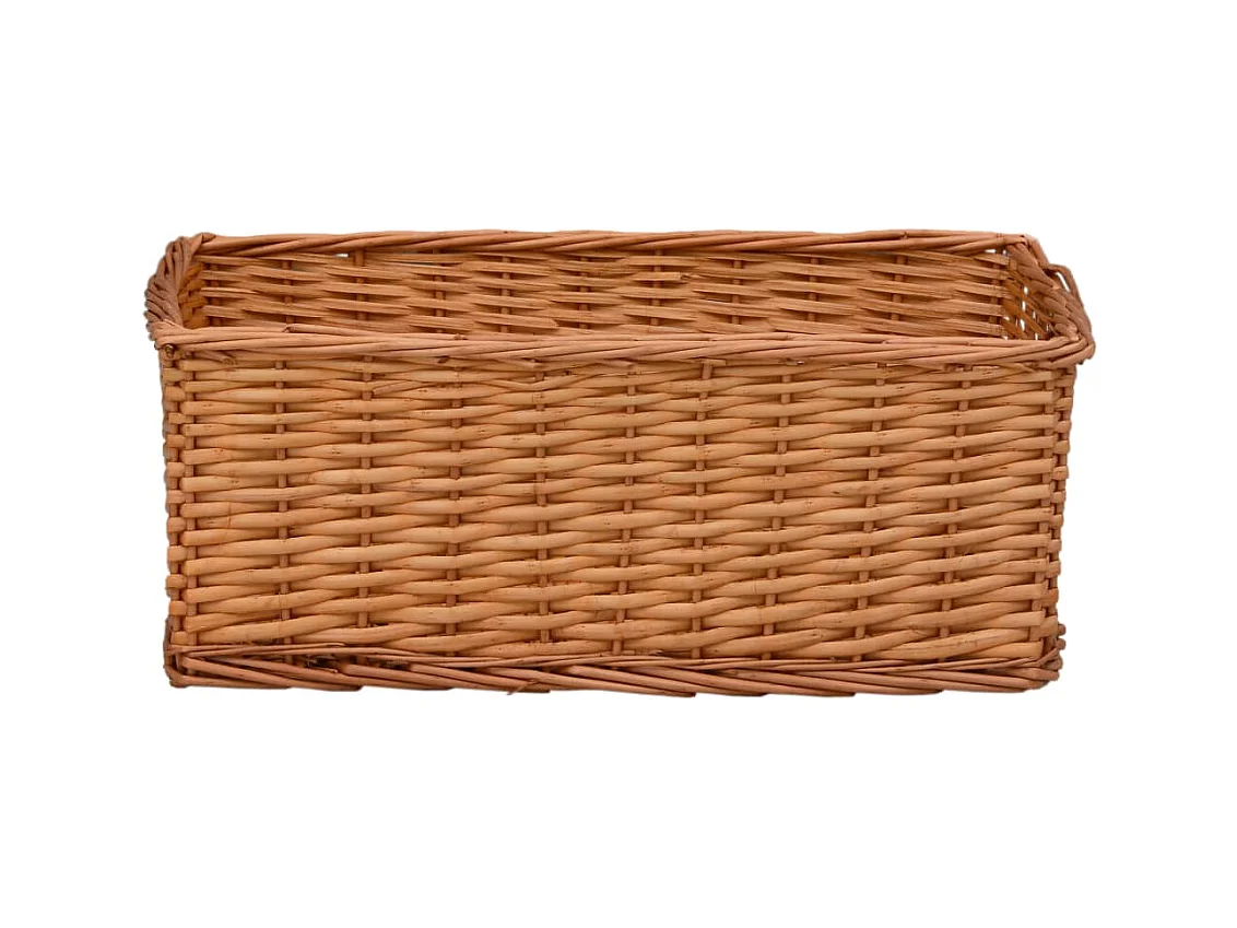 Ensemble de paniers gigognes 4 pcs Marron Saule