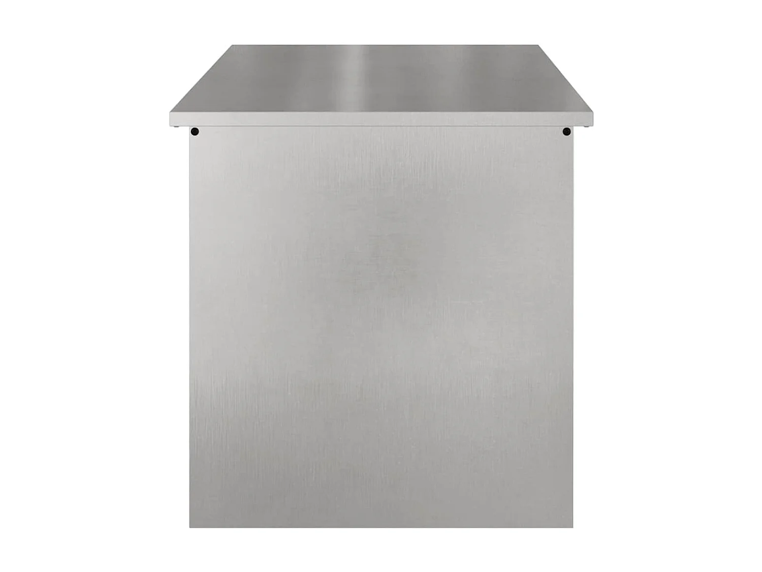 Boîte de Rangement Extérieure Argent 100 x 50.5 x 50 cm