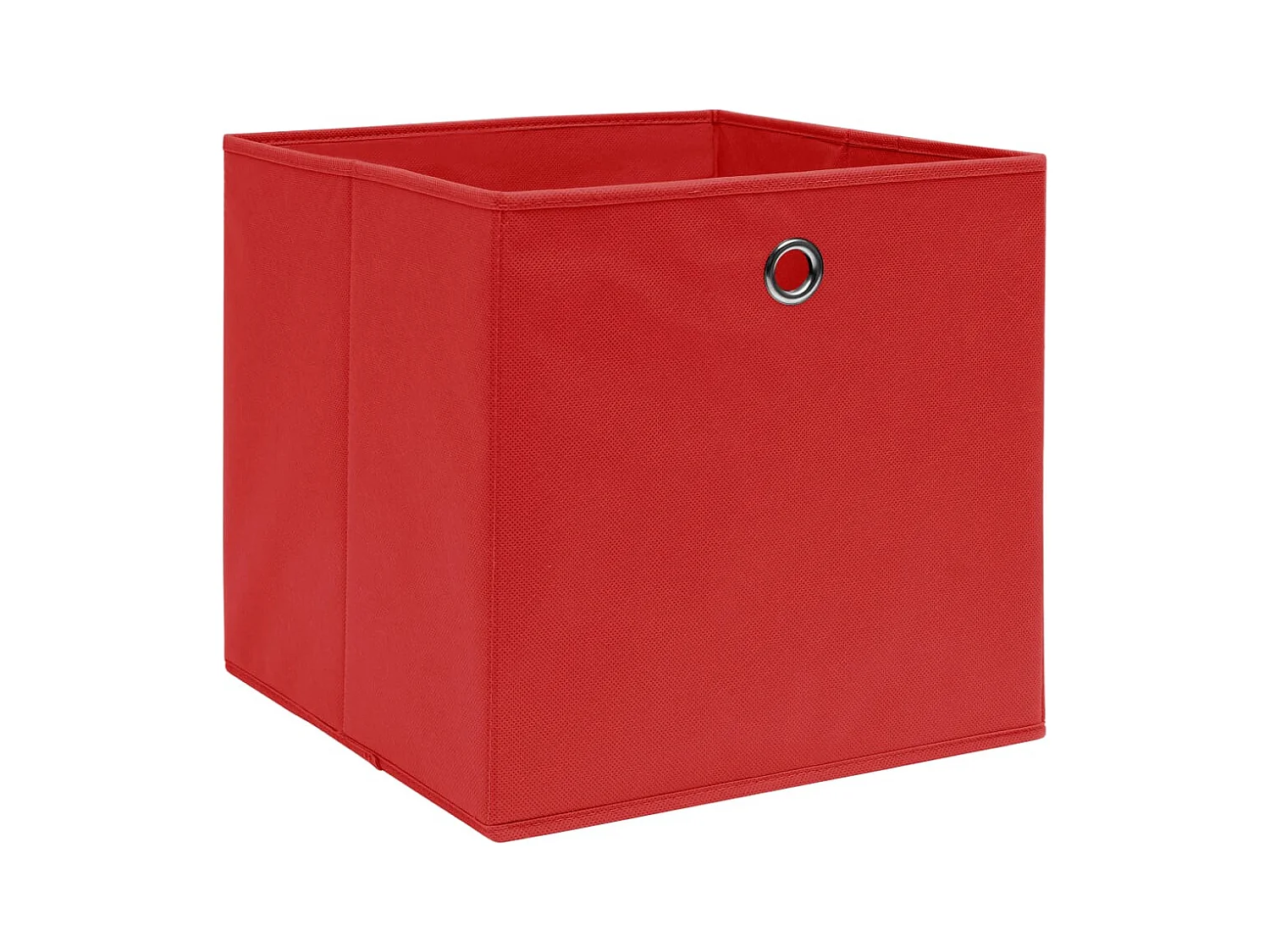 Boîtes de rangement 4 pcs Tissu intissé 28x28x28 cm Rouge