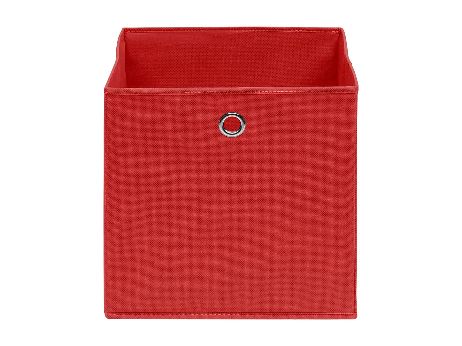 Boîtes de rangement 4 pcs Tissu intissé 28x28x28 cm Rouge