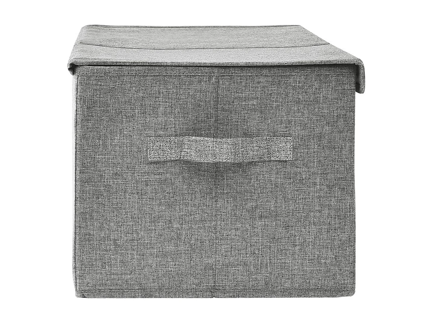 Boîte de rangement Tissu 50x30x25 cm Gris