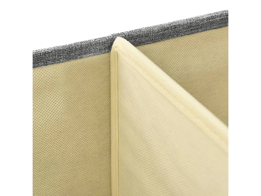 Boîte de rangement Tissu 50x30x25 cm Gris