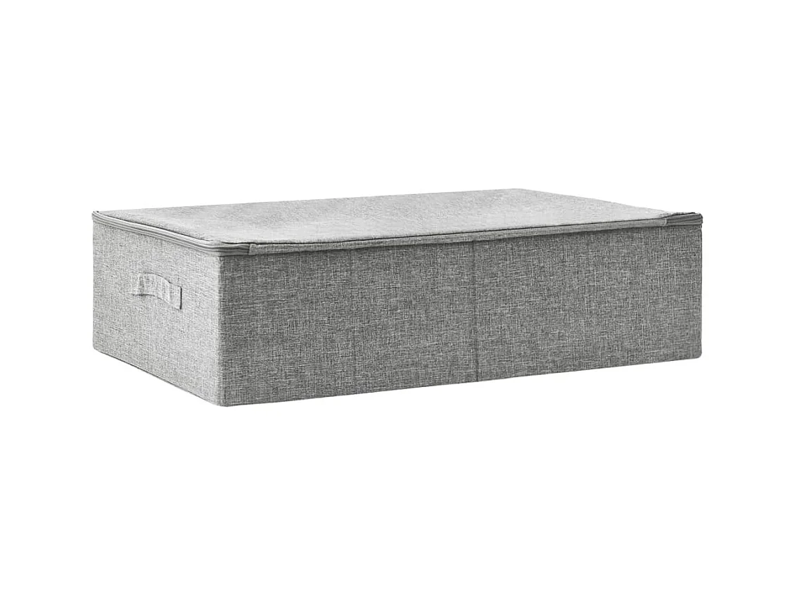 Boîte de rangement Tissu 70x40x18 cm Gris
