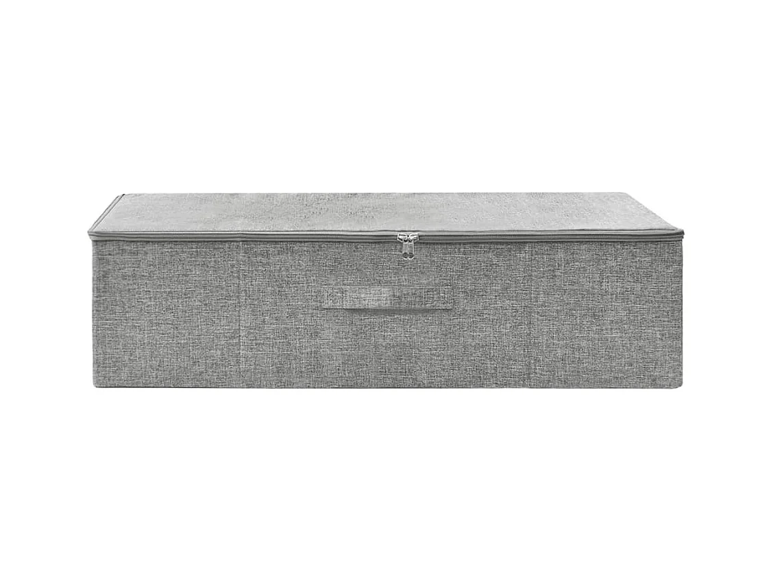 Boîte de rangement Tissu 70x40x18 cm Gris