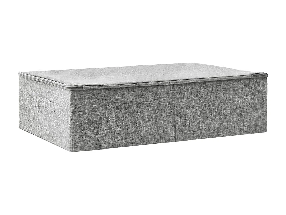 Boîte de rangement Tissu 70x40x18 cm Gris
