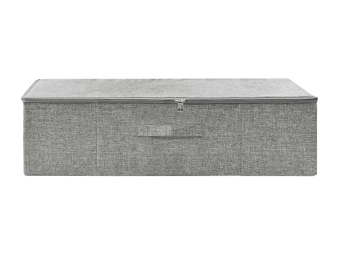 Boîte de rangement Tissu 70x40x18 cm Gris