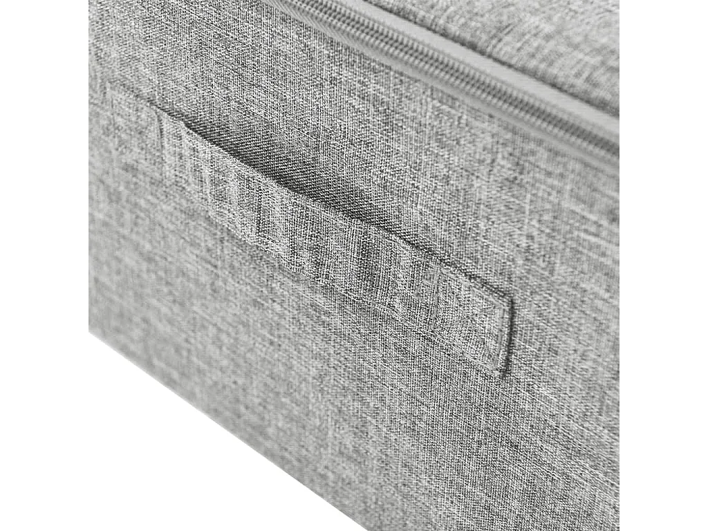 Boîte de rangement Tissu 70x40x18 cm Gris