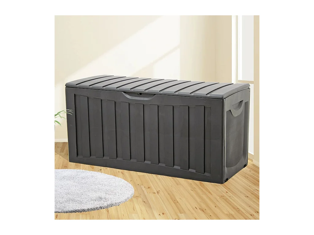 Boîte de rangement Noir 118x53x57 cm Polypropylène