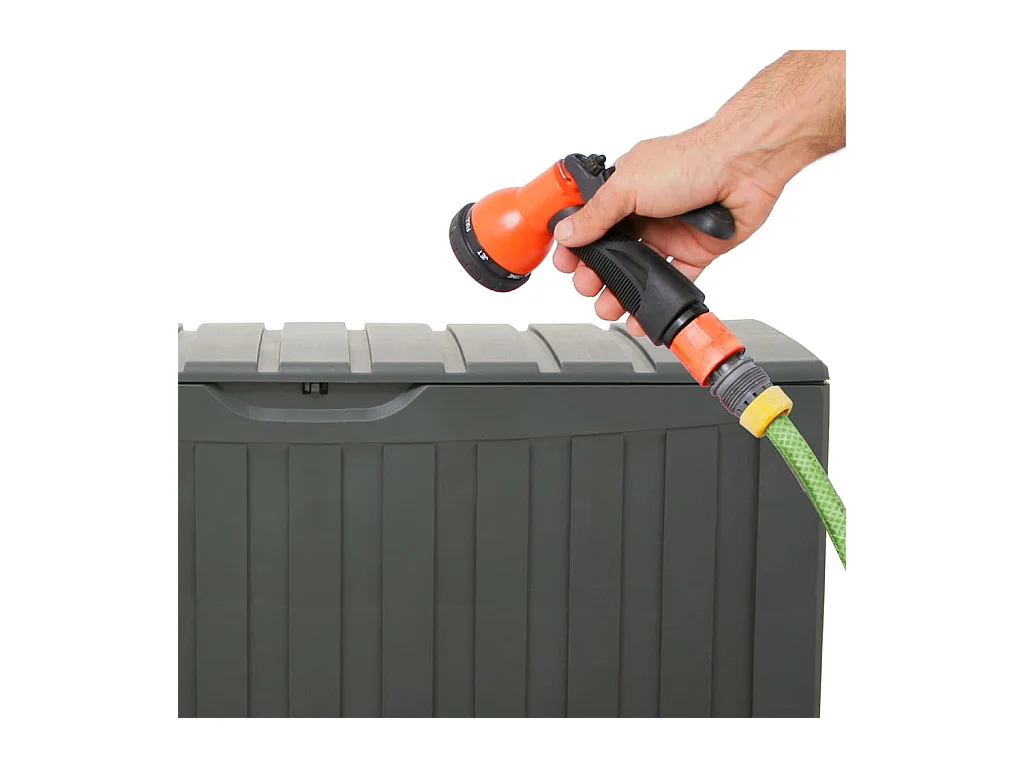 Boîte de rangement Noir 118x53x57 cm Polypropylène