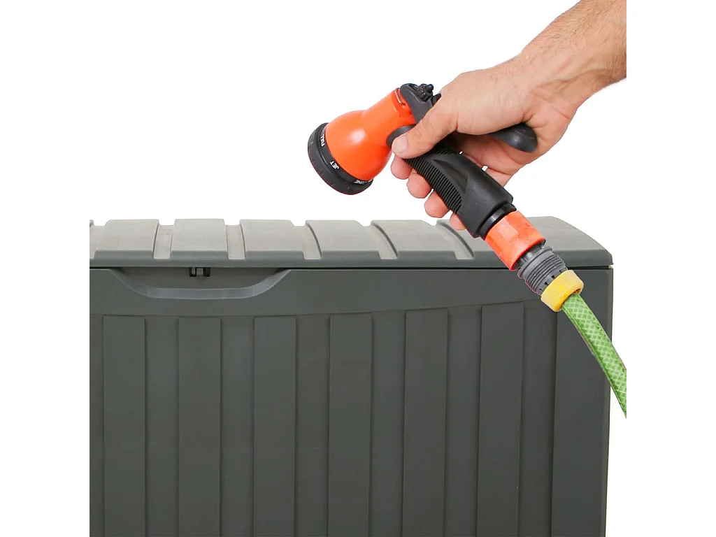 Zwarte opbergdoos 118x53x57 cm Polypropyleen