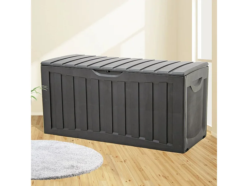 Zwarte opbergdoos 118x53x57 cm Polypropyleen