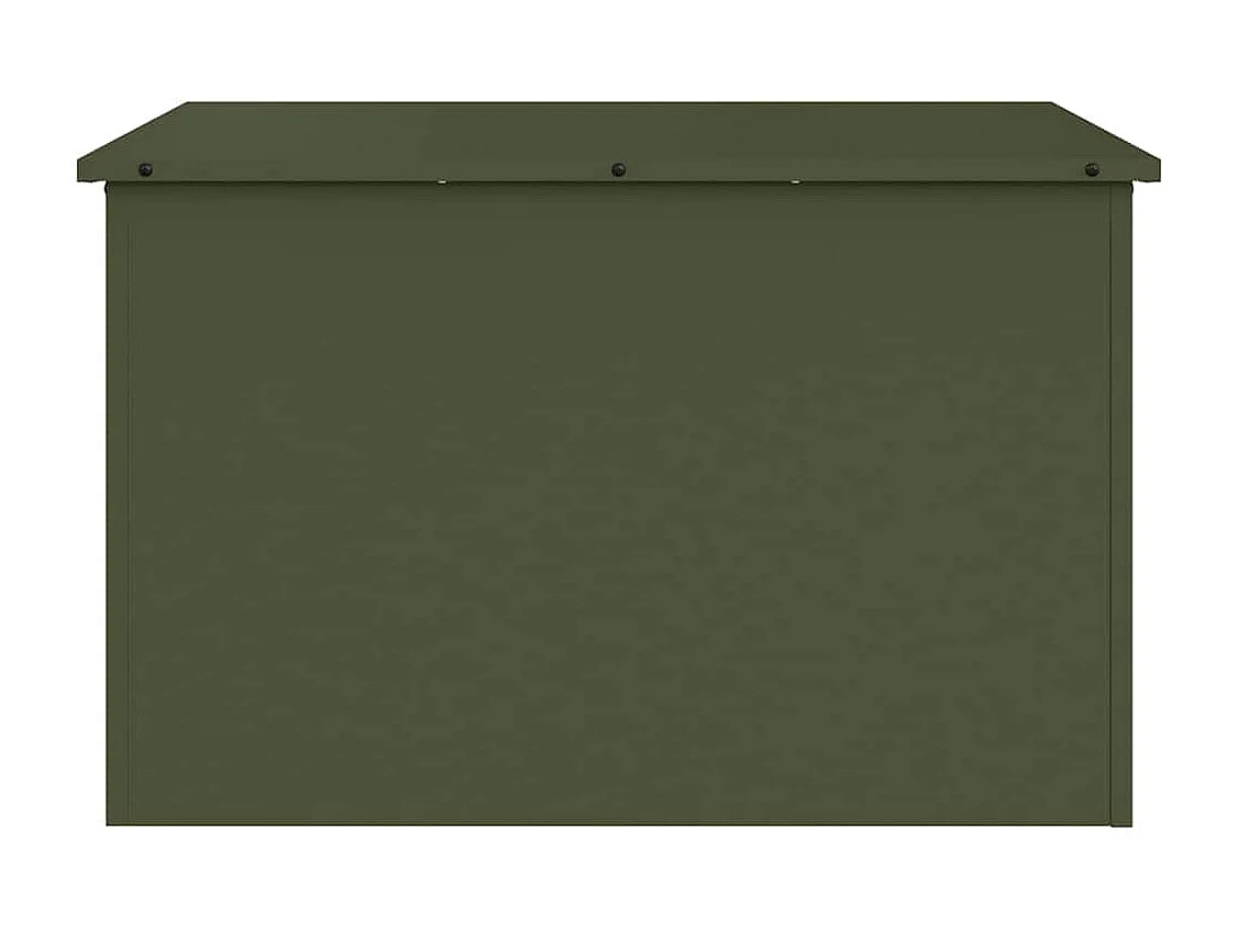 Boîte de Rangement Extérieure Vert olive 80 x 50.5 x 50 cm