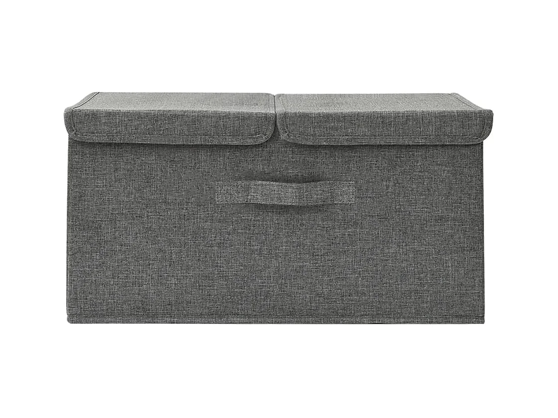 Boîte de rangement Tissu 50x30x25 cm Anthracite