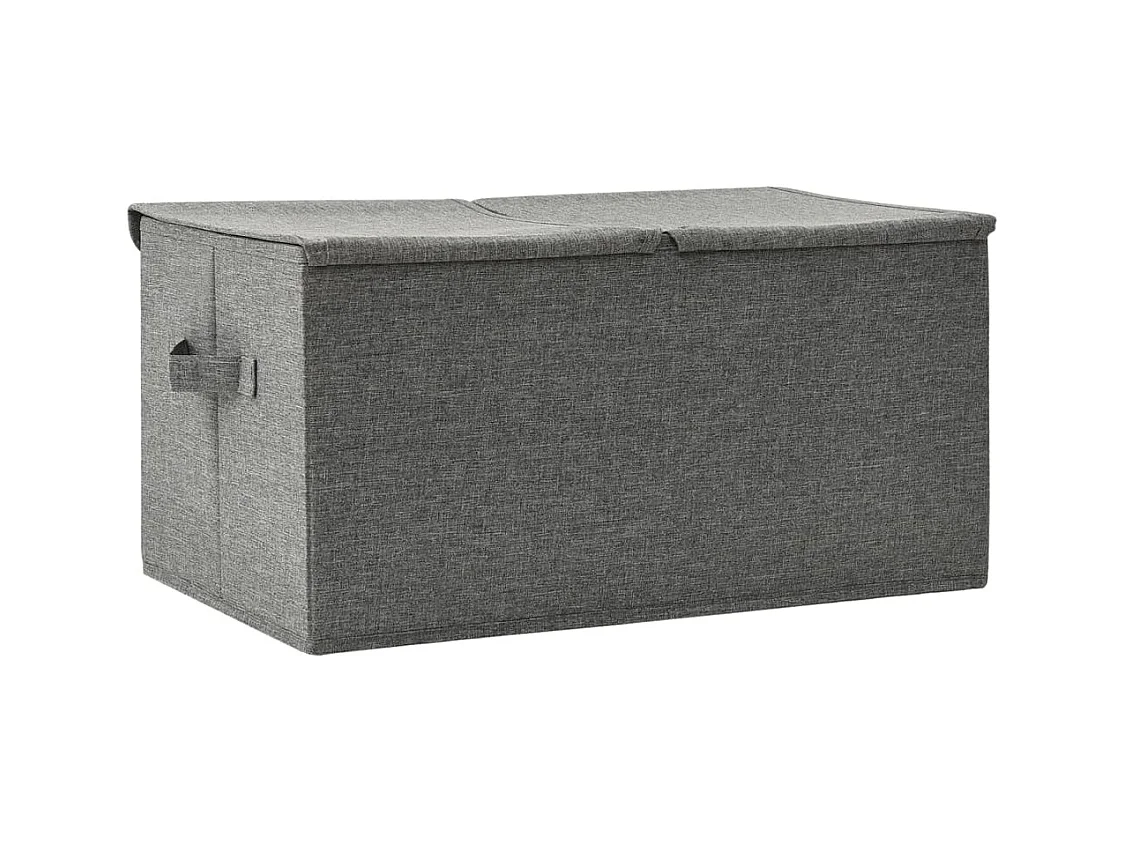 Boîte de rangement Tissu 50x30x25 cm Anthracite