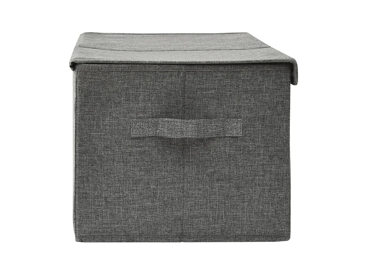 Boîte de rangement Tissu 50x30x25 cm Anthracite