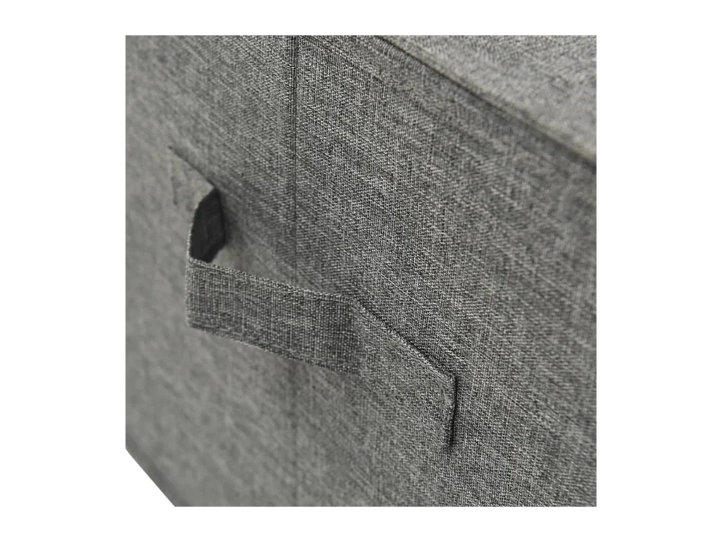 Boîte de rangement Tissu 50x30x25 cm Anthracite