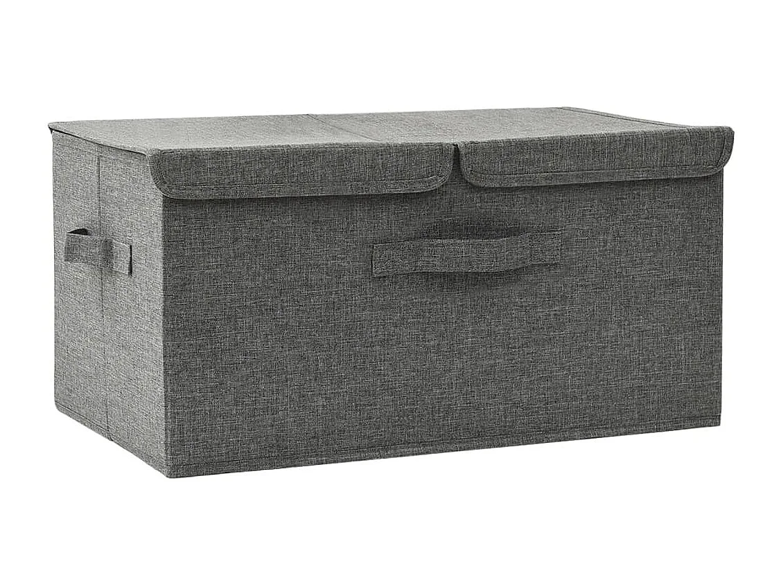 Boîte de rangement Tissu 50x30x25 cm Anthracite