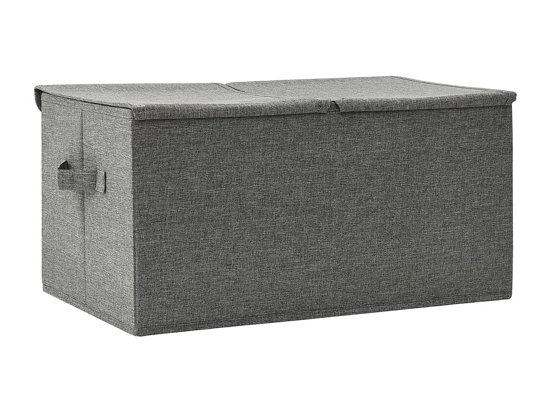 Boîte de rangement Tissu 50x30x25 cm Anthracite