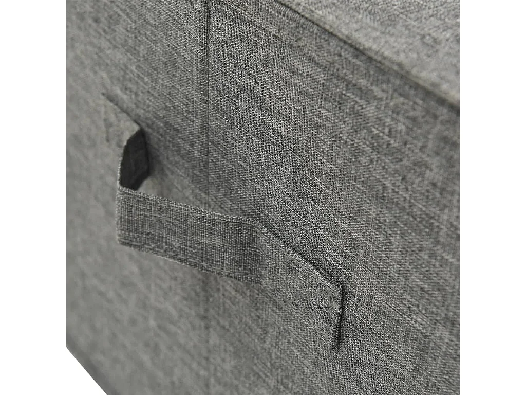 Boîte de rangement Tissu 50x30x25 cm Anthracite