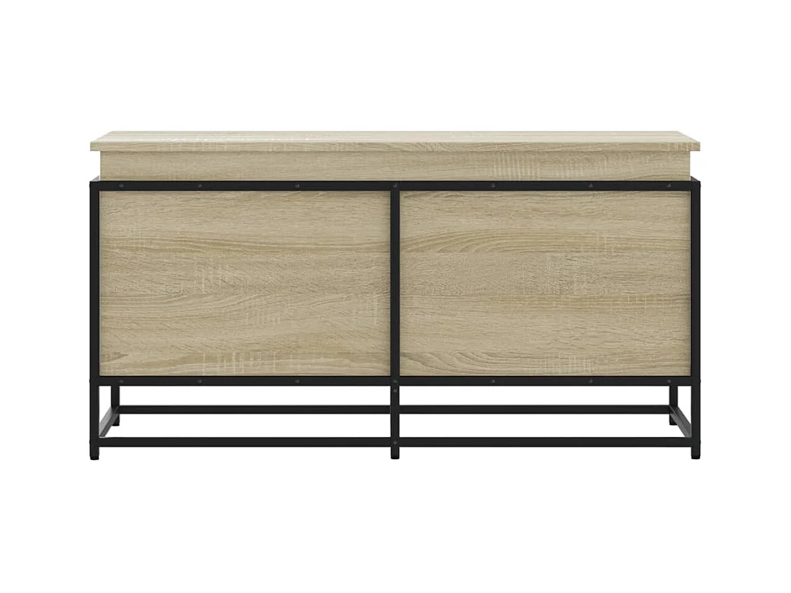 Boîte de rangement avec couvercle chêne sonoma bois ingénierie