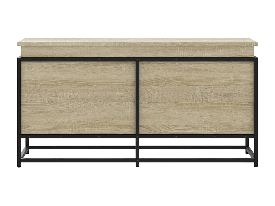 Boîte de rangement avec couvercle chêne sonoma bois ingénierie