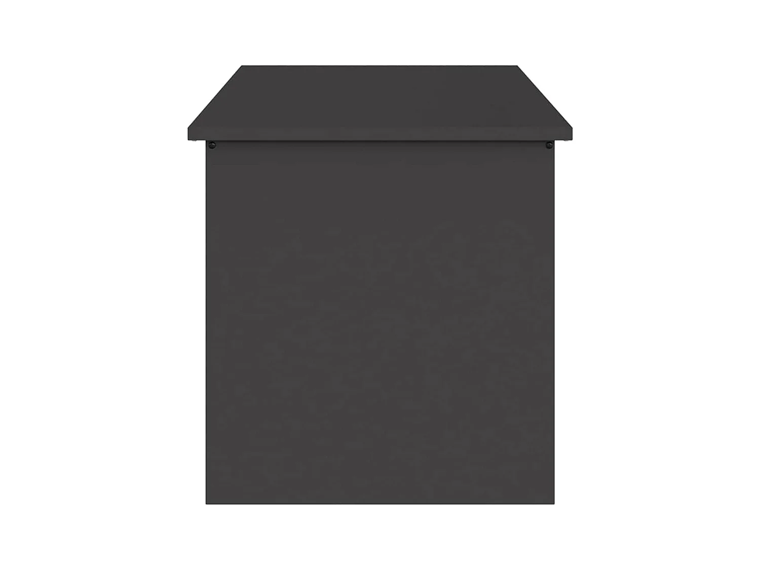 Boîte de Rangement Extérieure Noir 100 x 50.5 x 50 cm