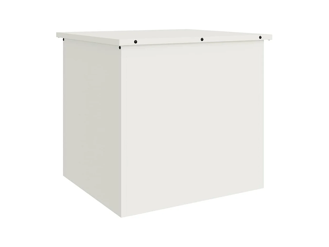 Boîte de Rangement Extérieure Blanc 55 x 50.5 x 50 cm