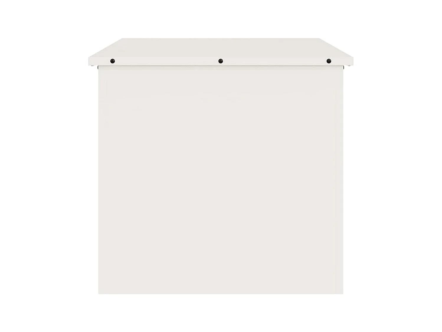 Boîte de Rangement Extérieure Blanc 55 x 50.5 x 50 cm