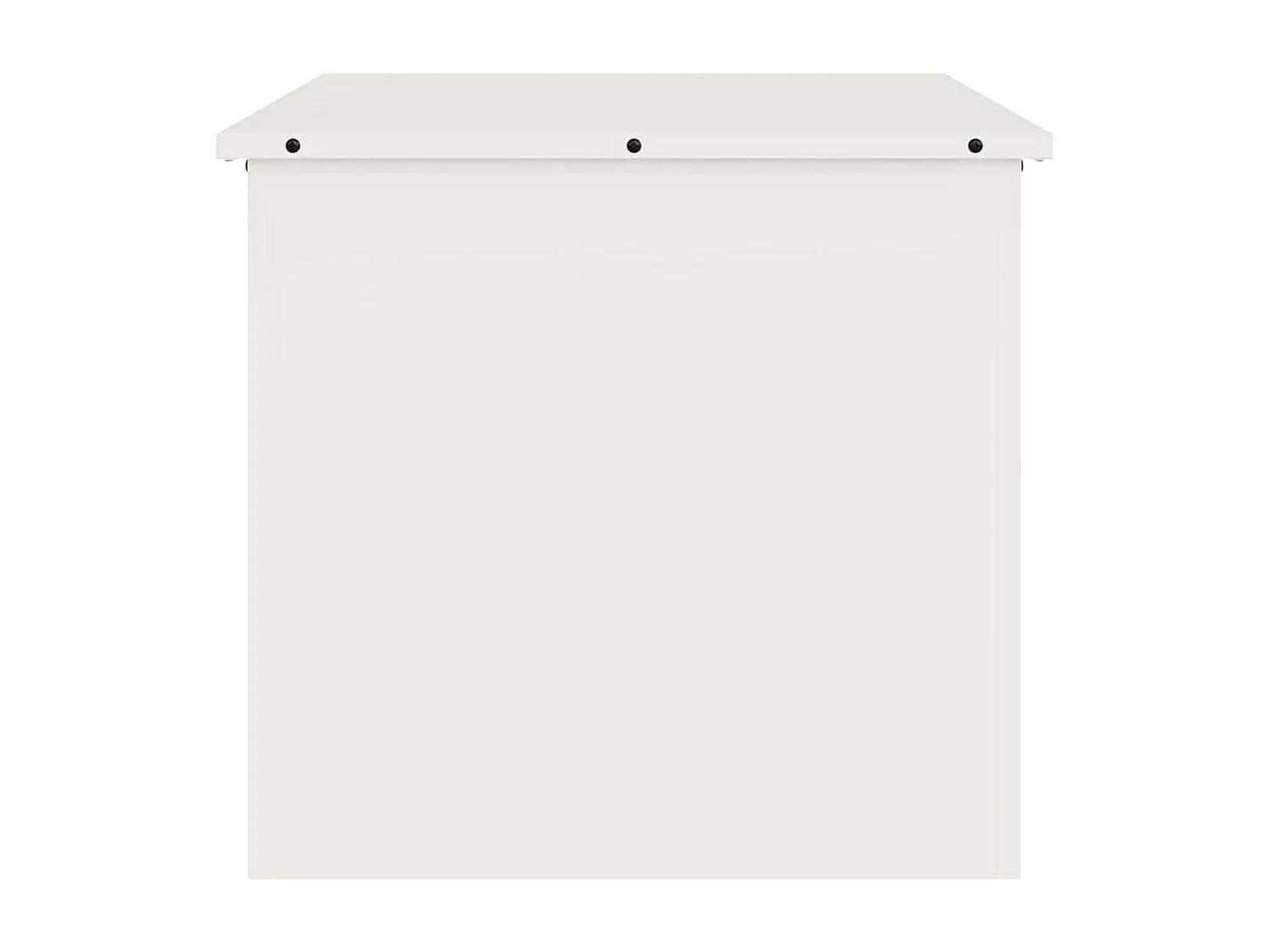 Boîte de Rangement Extérieure Blanc 55 x 50.5 x 50 cm