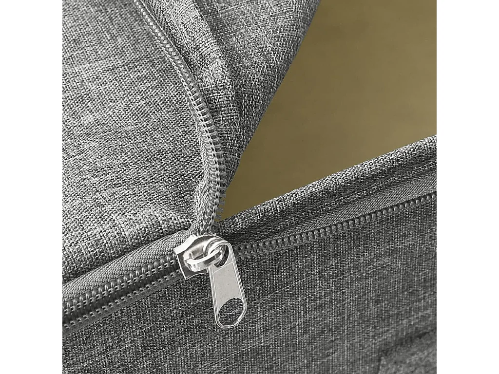 Opbergdozen 2 stuks Stof 43x34x23 cm Grijs