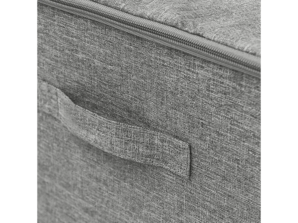 Opbergdozen 2 stuks Stof 43x34x23 cm Grijs