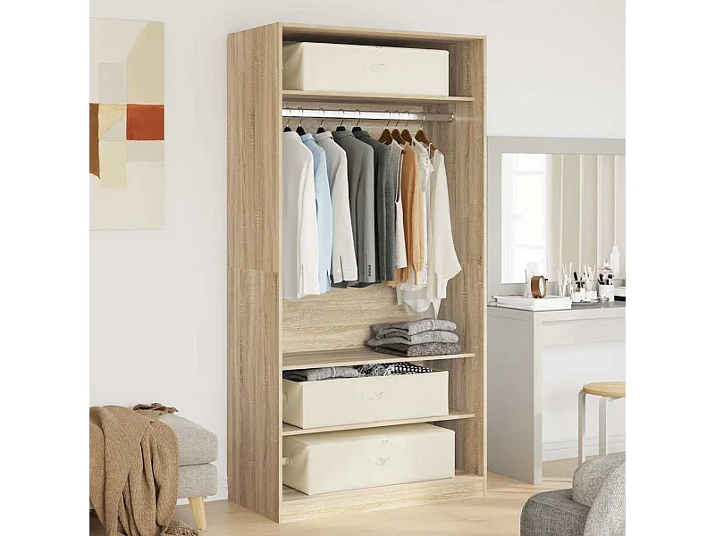 Scatole portaoggetti 2 pezzi Tessuto 70x40x18 cm Crema