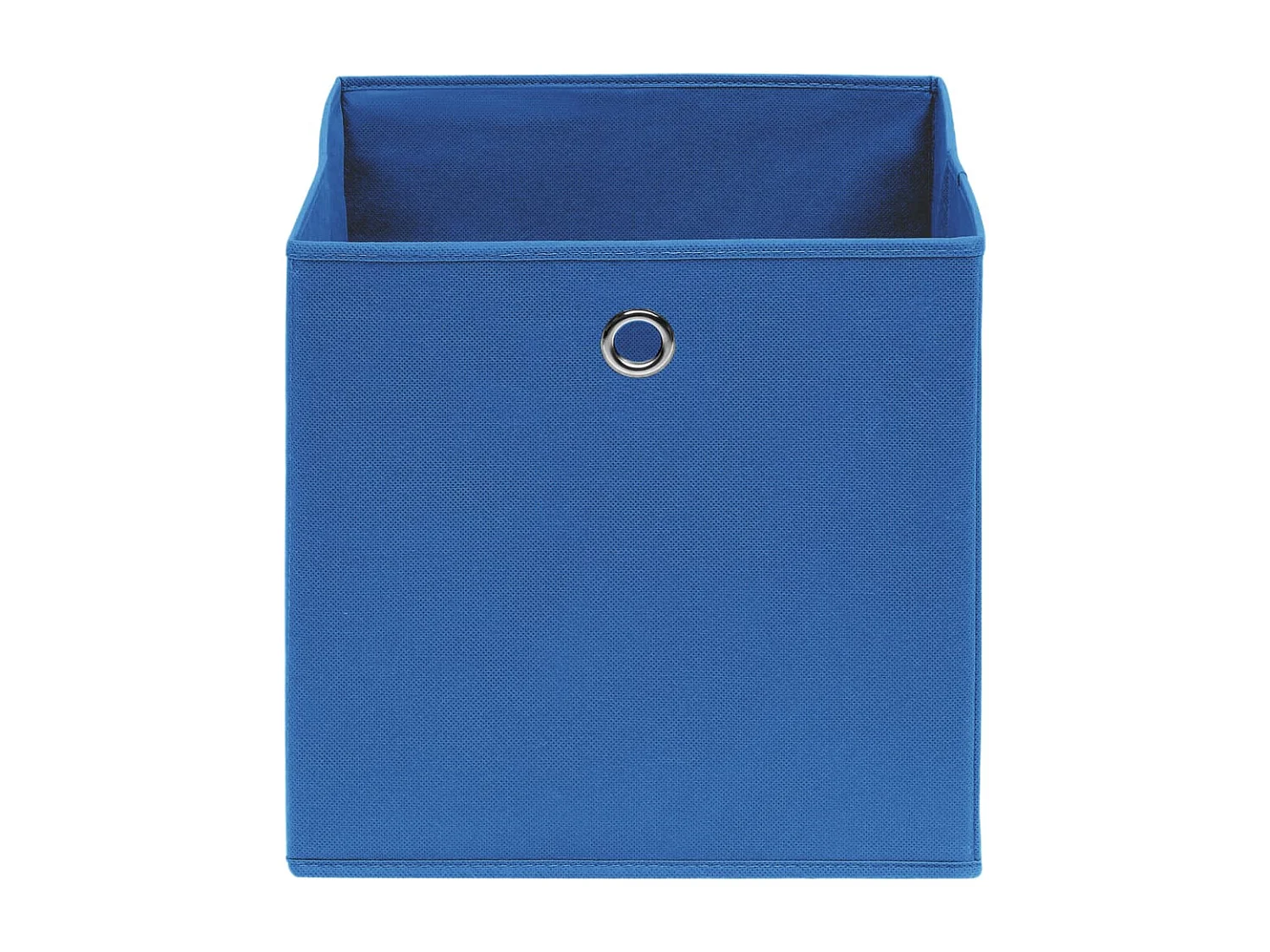 Boîtes de rangement 10 pcs Bleu 32x32x32 cm Tissu