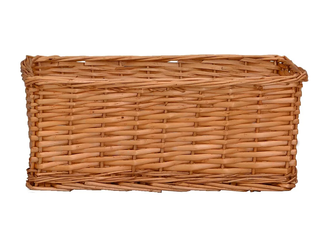 Ensemble de paniers gigognes 4 pcs Marron Saule