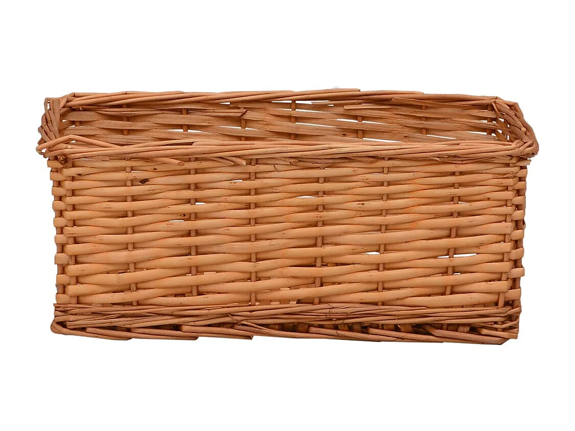 Ensemble de paniers gigognes 4 pcs Marron Saule