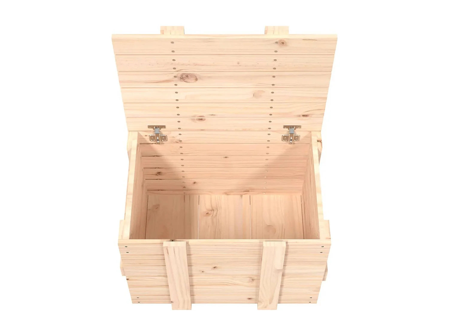 Boîte de rangement 58x40,5x42 cm Bois massif de pin