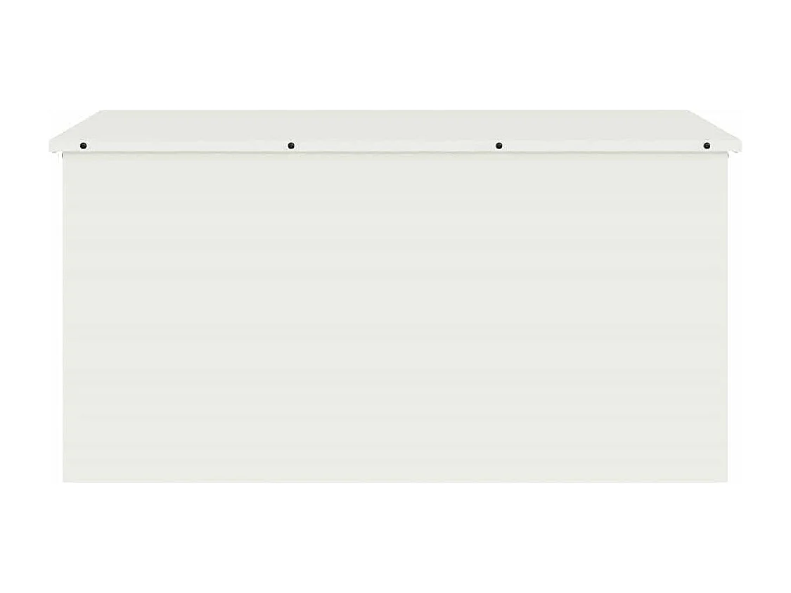 Boîte de Rangement Extérieure Blanc 100 x 50.5 x 50 cm