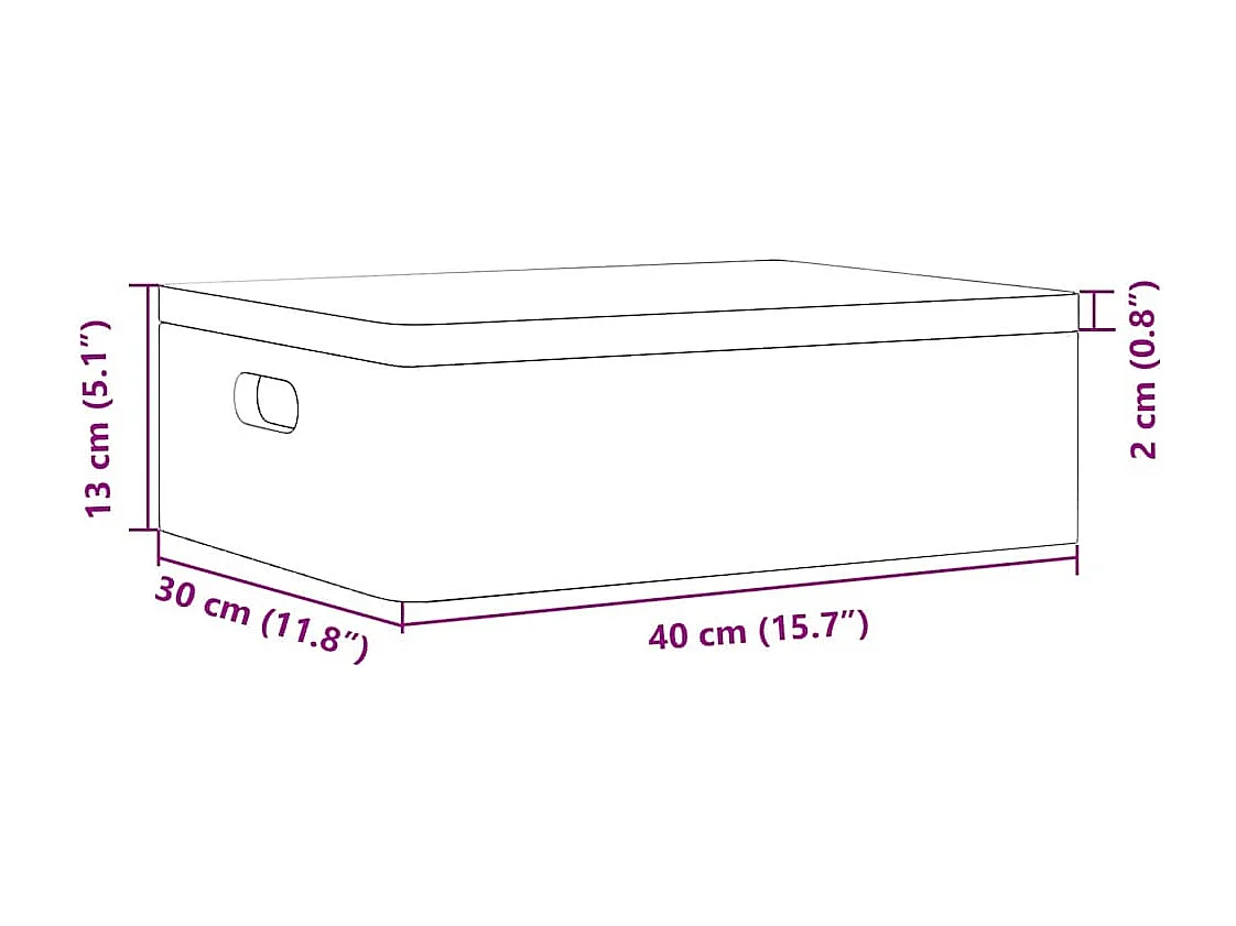 Holzkiste mit Deckel und Griffen aus schwarzem massivem Kiefernholz