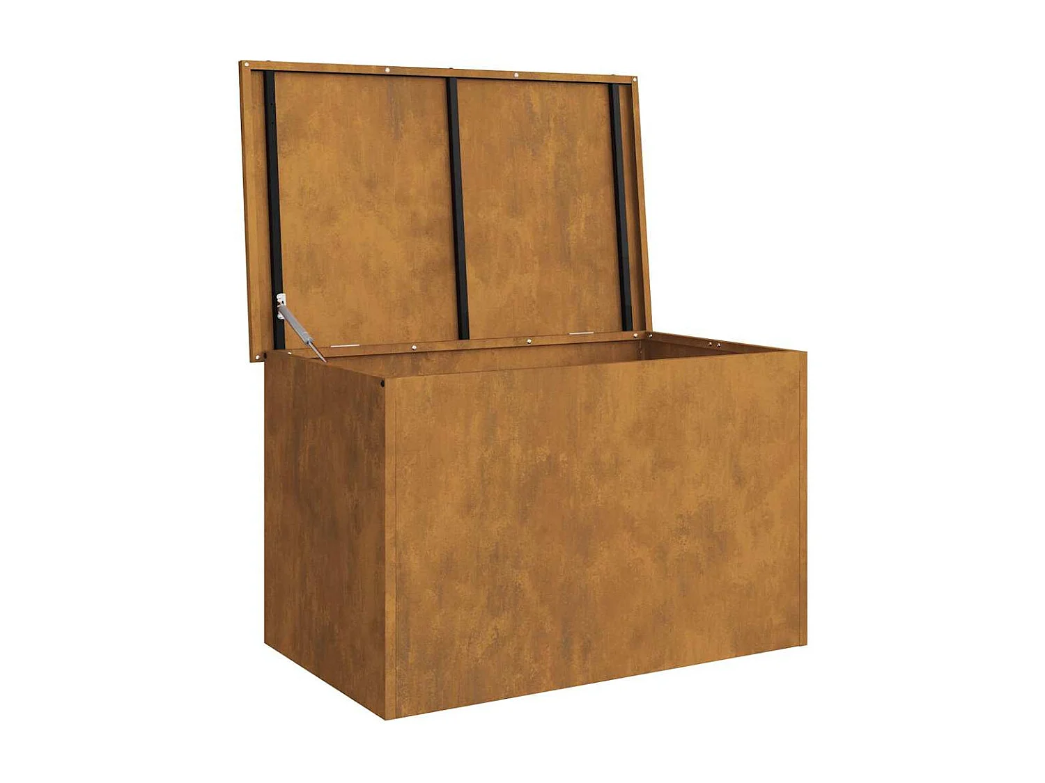 Boîte de Rangement Extérieure Marron 80 x 50.5 x 50 cm