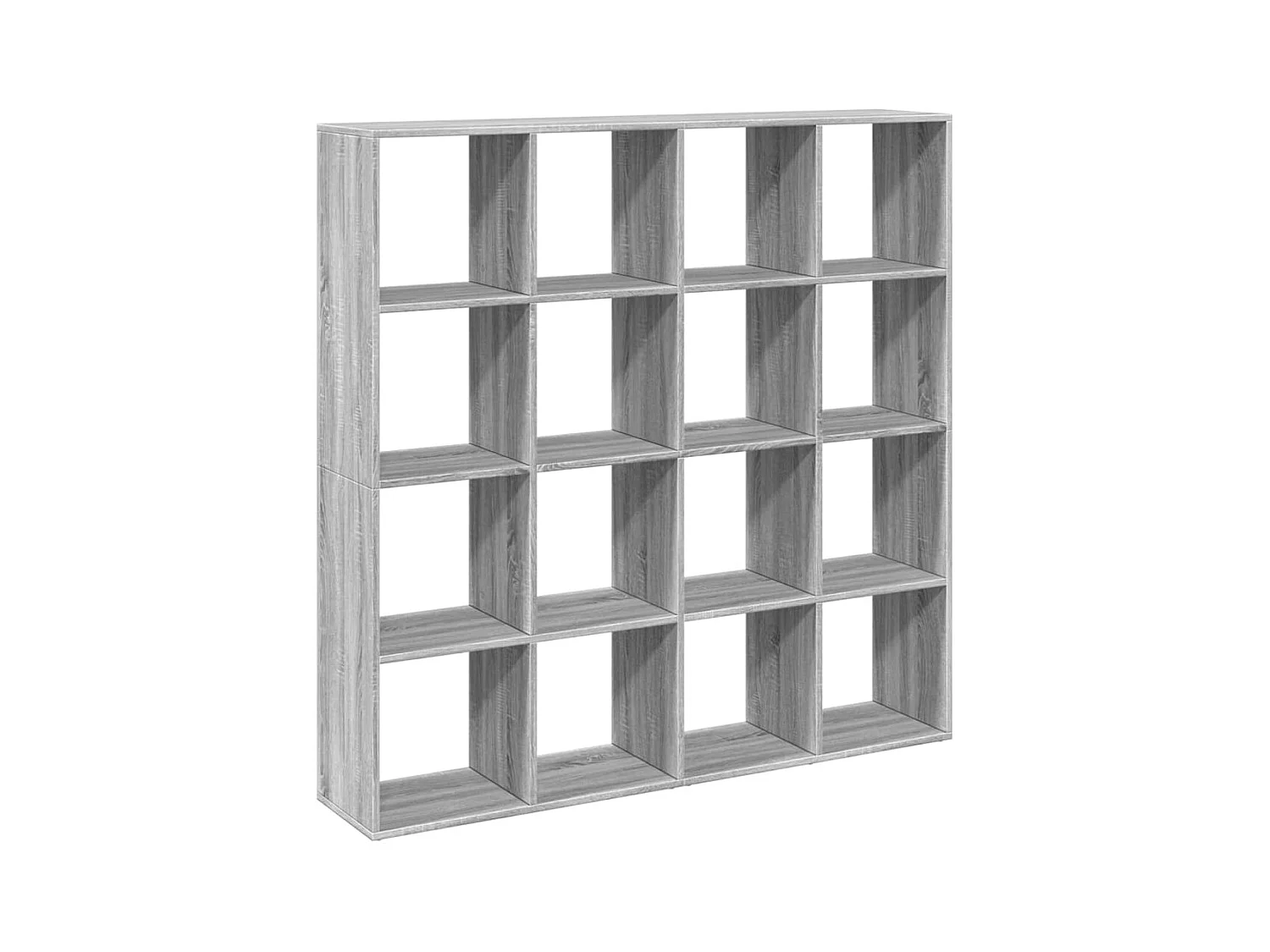 Librería Sonoma gris 137,5x29x137,5 cm madera de ingeniería