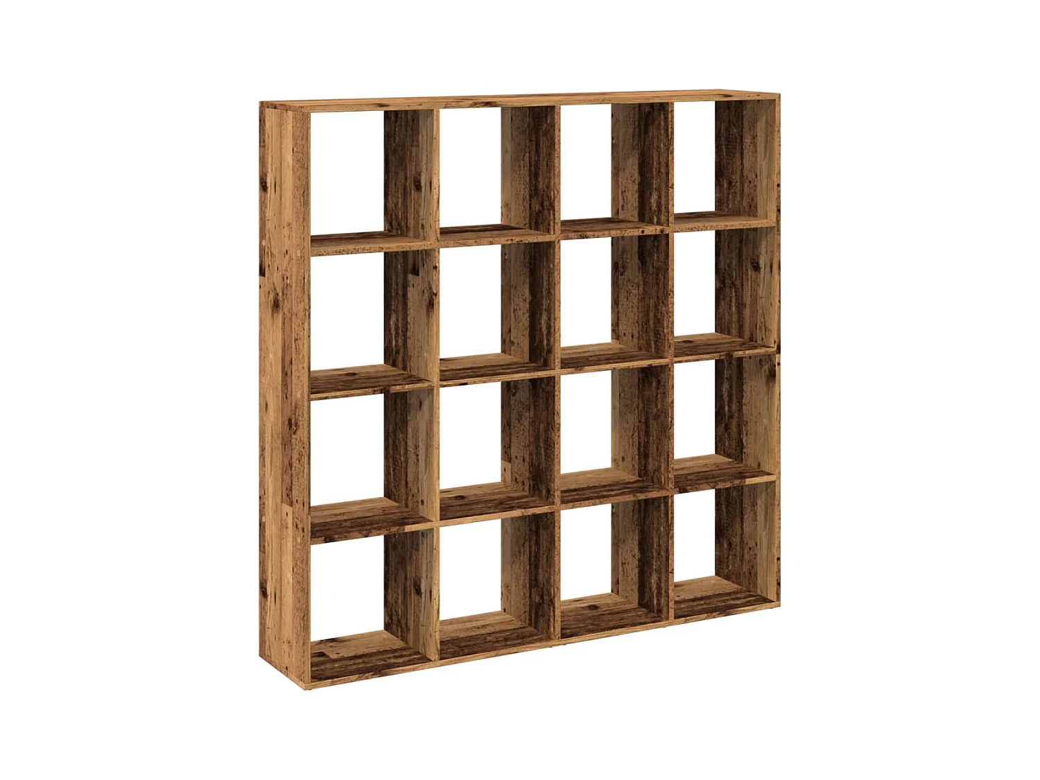 Libreria in legno antico 137,5x29x137,5 cm in legno ingegnerizzato