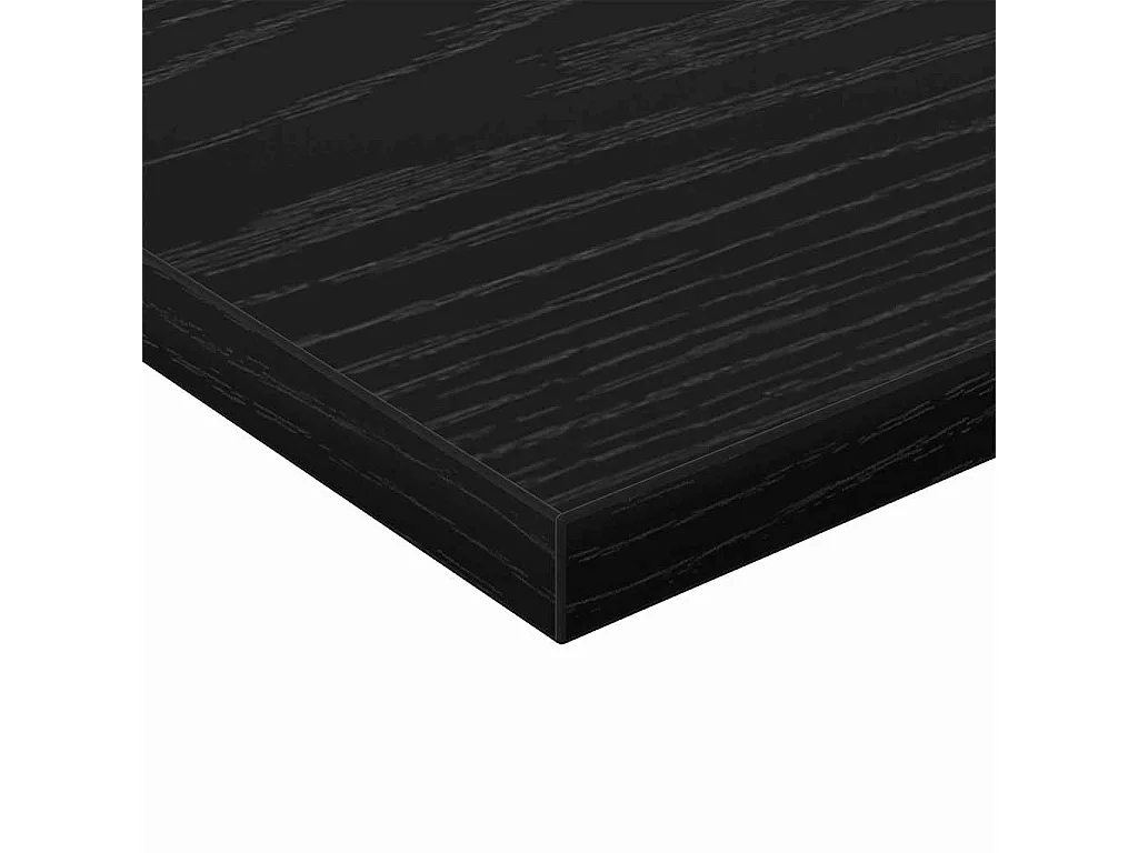 Libreria 4 pezzi Nero 40 x 40 x 1,5 cm Legno ingegnerizzato