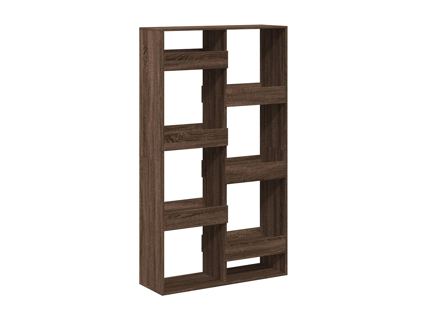 Librería de roble marrón 100x33x175 cm madera de ingeniería