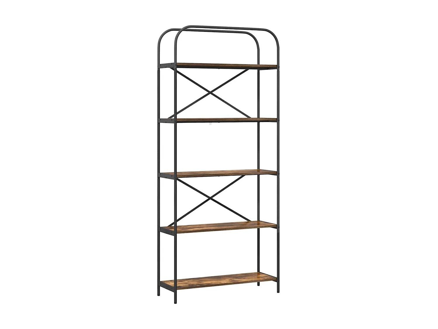 Étagère Chêne fumé 80 x 30 x 183 cm Bois d'ingénierie