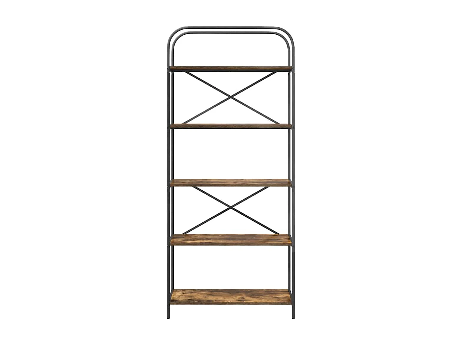 Étagère Chêne fumé 80 x 30 x 183 cm Bois d'ingénierie