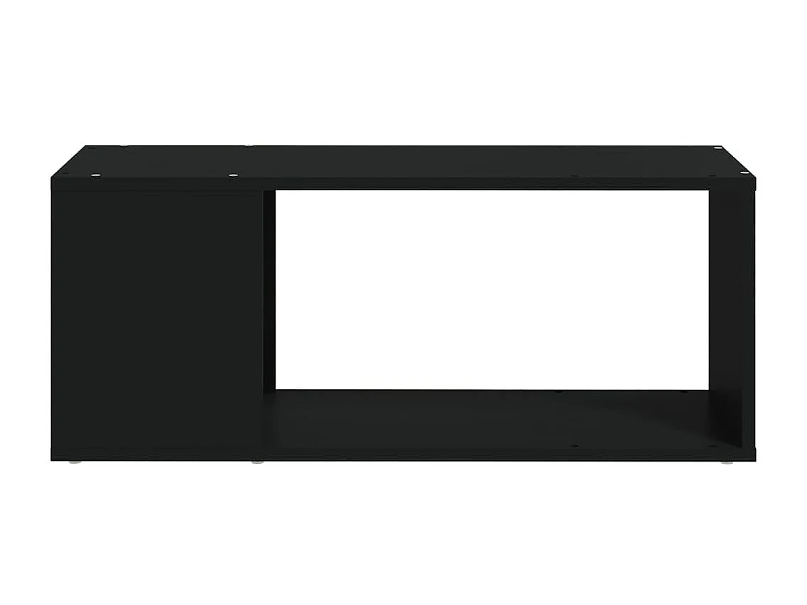 Zwarte tv-kast 80x24x32 cm Technisch hout