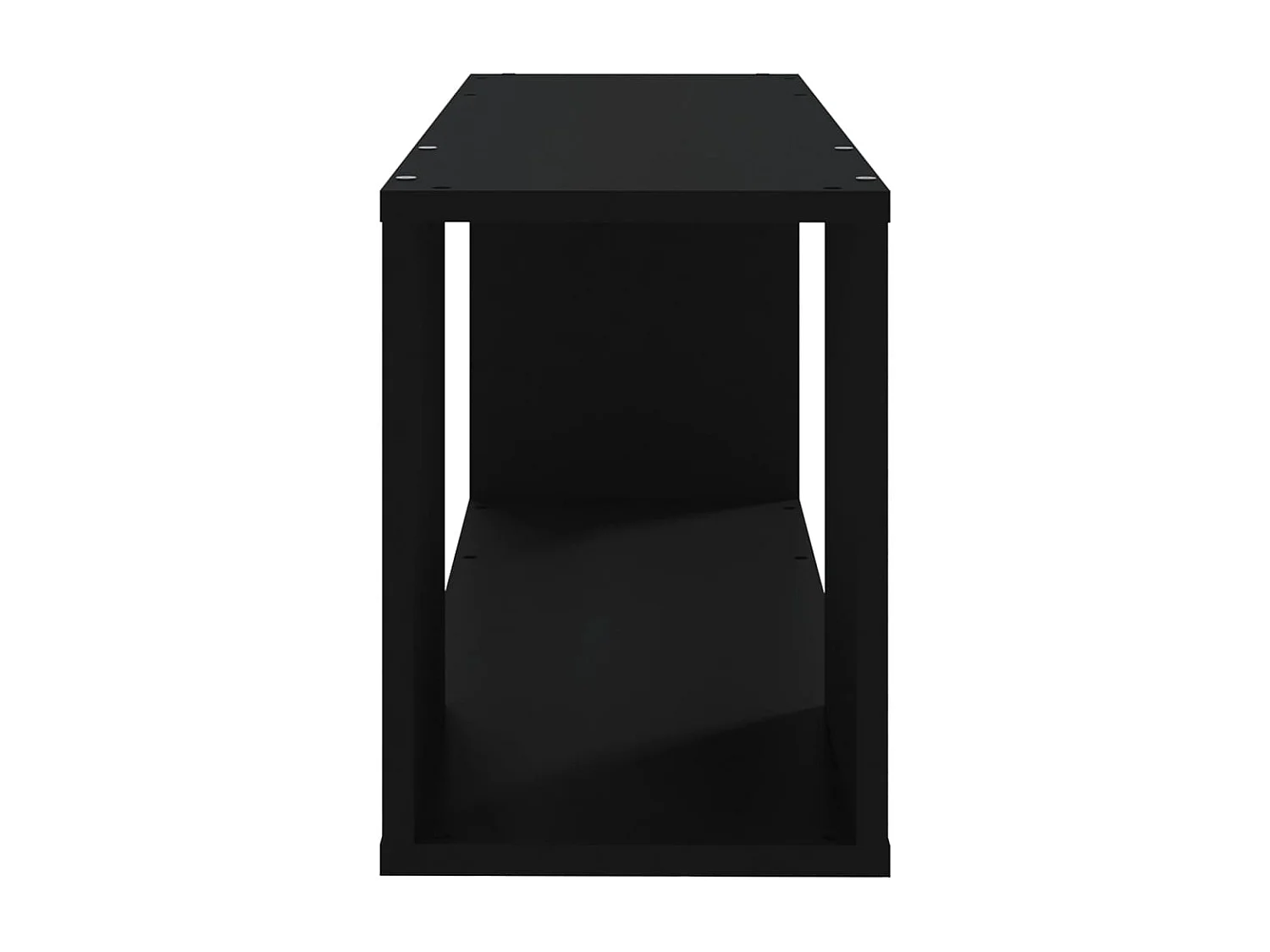 Zwarte tv-kast 80x24x32 cm Technisch hout