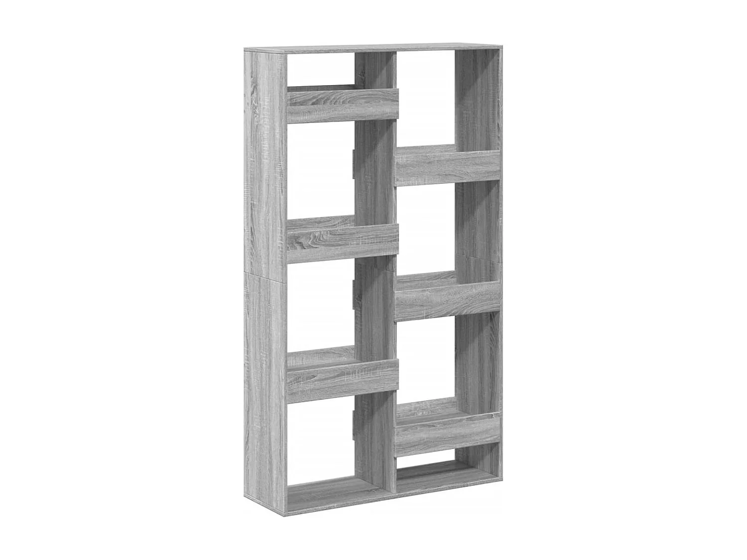 Sonoma grijze scheidingswand 100x33x175 cm bewerkt hout